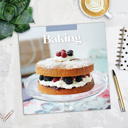Baking 2026 Premium Square Wall Calendar