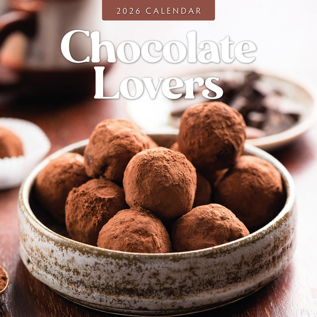 Chocolate Lovers 2026 Premium Square Wall Calendar