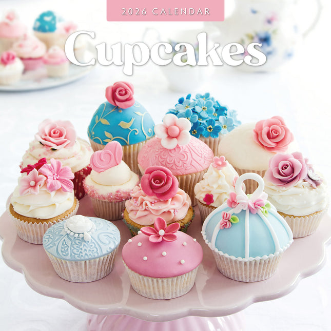 Cupcakes 2026 Premium Square Wall Calendar