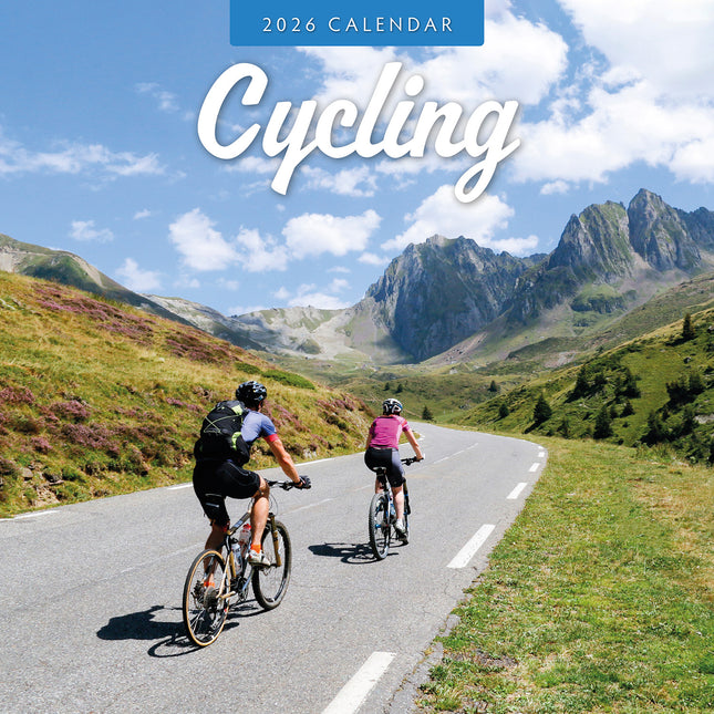 Cycling 2026 Premium Square Wall Calendar