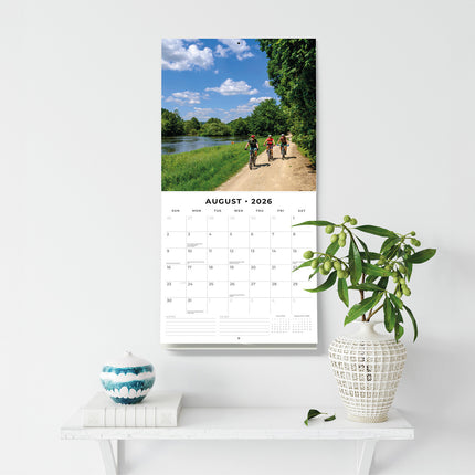 Cycling 2026 Premium Square Wall Calendar