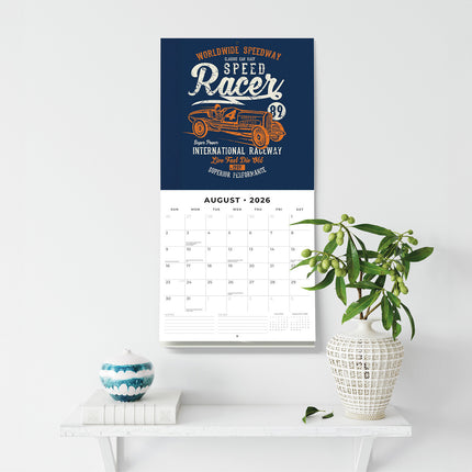 Retro 2026 Premium Square Wall Calendar