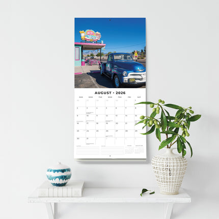 Route 66 2026 Premium Square Wall Calendar