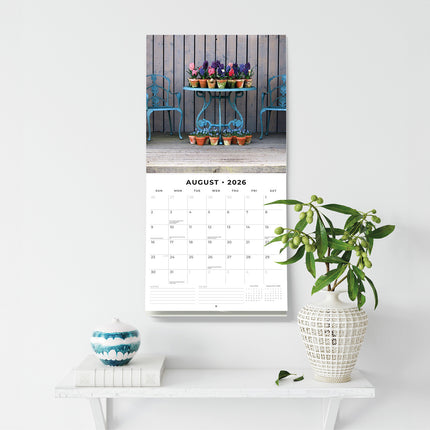 Shabby Chic 2026 Premium Square Wall Calendar