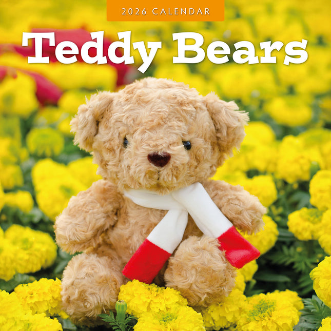 Teddy Bears 2026 Premium Square Wall Calendar