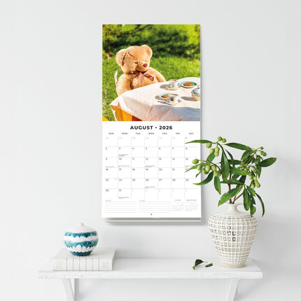 Teddy Bears 2026 Premium Square Wall Calendar