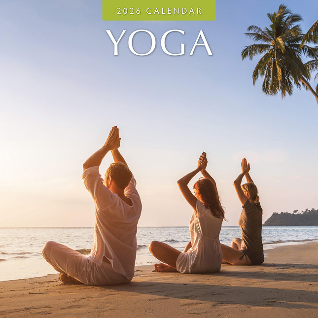 Yoga 2026 Premium Square Wall Calendar