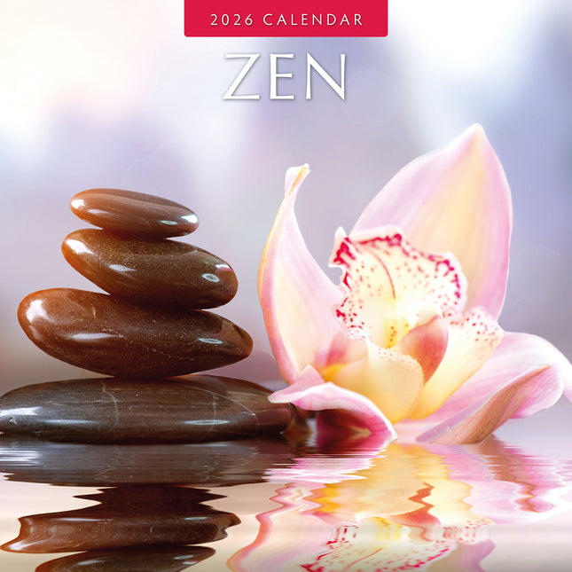 Zen 2026 Premium Square Wall Calendar