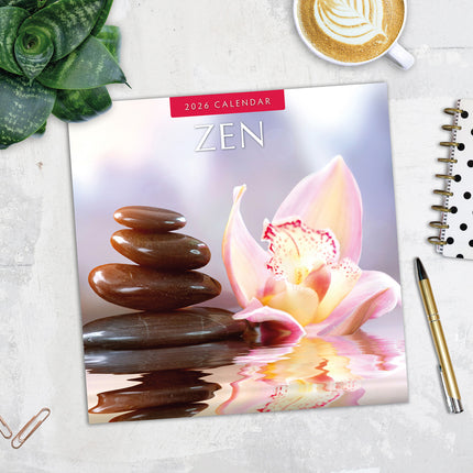 Zen 2026 Premium Square Wall Calendar