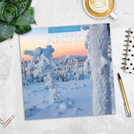 Arctic 2026 Premium Square Wall Calendar