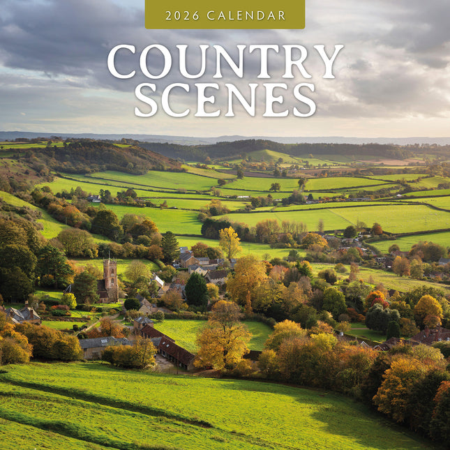 Country Scenes 2026 Premium Square Wall Calendar