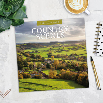Country Scenes 2026 Premium Square Wall Calendar