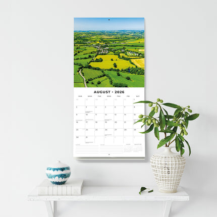 Country Scenes 2026 Premium Square Wall Calendar