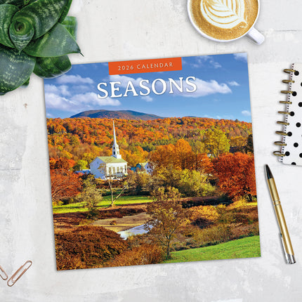 Seasons 2026 Premium Square Wall Calendar