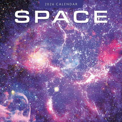 Space 2026 Premium Square Wall Calendar