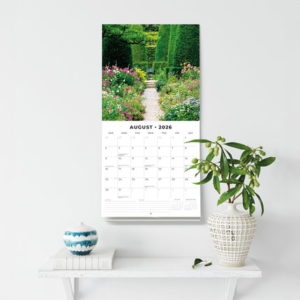 Tranquil Gardens 2026 Premium Square Wall Calendar