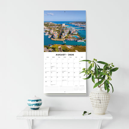 Tropical Islands 2026 Premium Square Wall Calendar