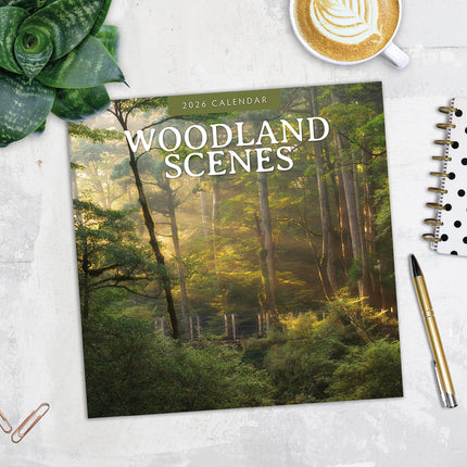 Woodland Scenes 2026 Premium Square Wall Calendar