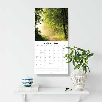 Woodland Scenes 2026 Premium Square Wall Calendar