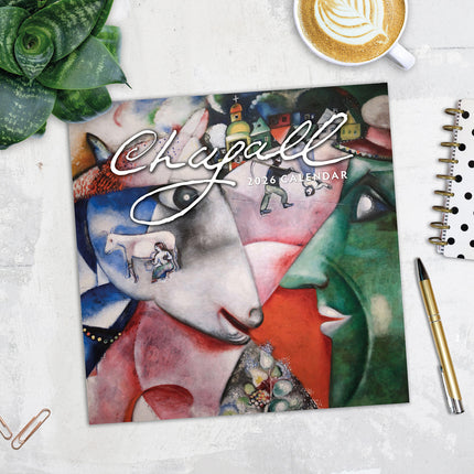 Chagall 2026 Premium Square Wall Calendar