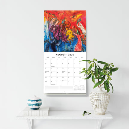 Chagall 2026 Premium Square Wall Calendar