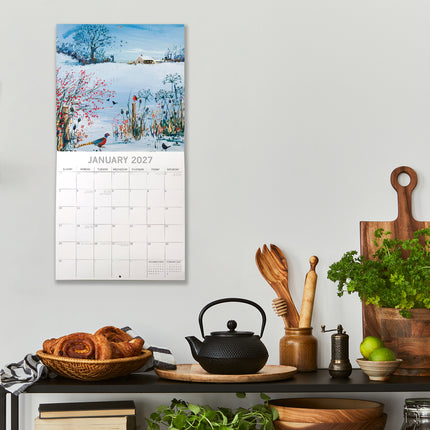 A Country Stroll 2027 Premium Square Wall Calendar lifestyle image