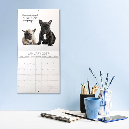 Adorable Dogs 2027 Square Wall Calendar lifestyle image