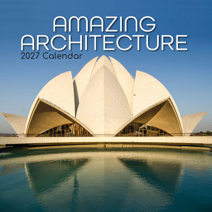 Amazing Architecture 2027 Premium Square Wall Calendar cover