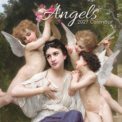 Angels 2027 Premium Square Wall Calendar cover