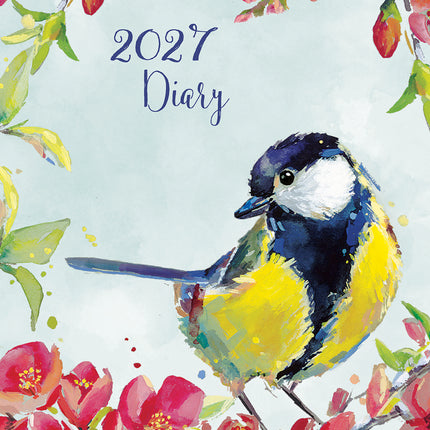 Birdsong 2027 A5 Padded Hard Cover Diary cover