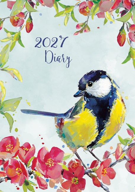 Birdsong 2027 A5 Padded Hard Cover Diary cover