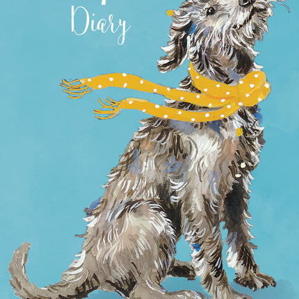 Dog Lovers 2027 A5 Padded Hard Cover Diary cover