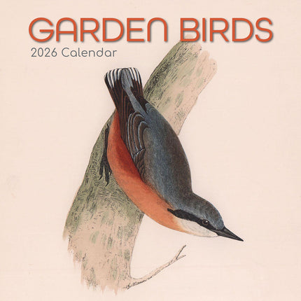 Garden Birds - 2026 Square Wall Calendar Pets Animals 16 Months Premium Planner