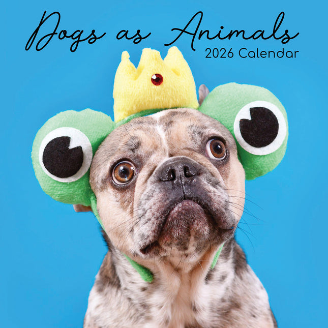 Dogs as Animals 2026 Square Wall Calendar Pets Animals 16 Months Premium Planner