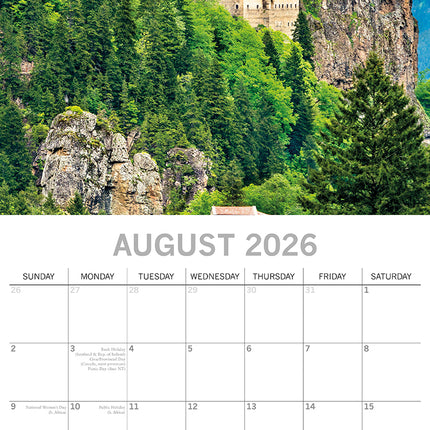 Abandoned - 2026 Square Wall Calendar 16 Months Arts Photography Planner Gift