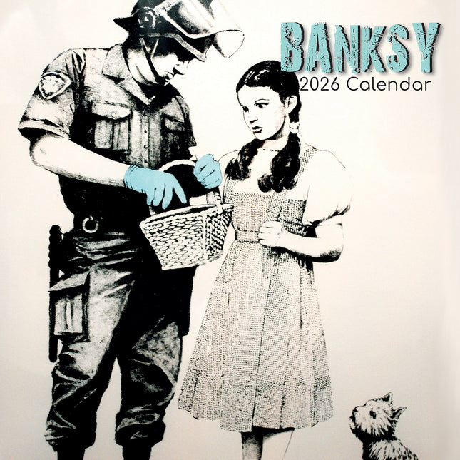 Banksy - 2026 Square Wall Calendar 16 Months Arts Photography Home Planner Gift