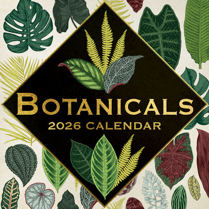 Botanicals - 2026 Square Wall Calendar 16 Months Arts Photography Planner Gift