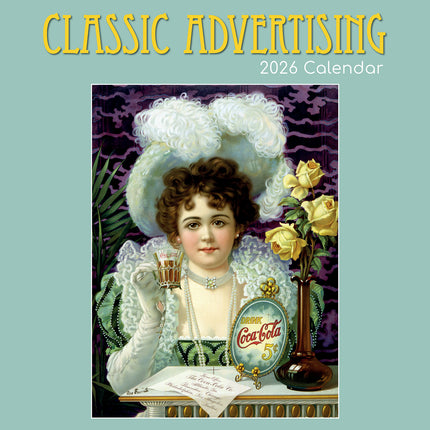 Classic Advertising 2026 Square Wall Calendar 16 Months Arts Photos Planner Gift