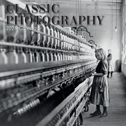 Classic Photography 2026 Square Wall Calendar 16 Months Arts Photos Planner Gift