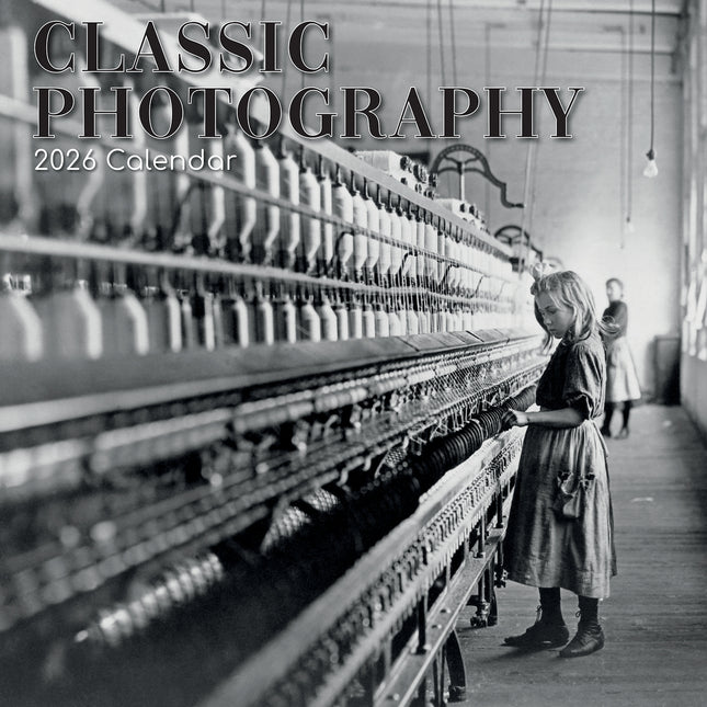 Classic Photography 2026 Square Wall Calendar 16 Months Arts Photos Planner Gift