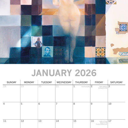 Dali 2026 Square Wall Calendar 16 Months Arts Photography Planner New Year Gift