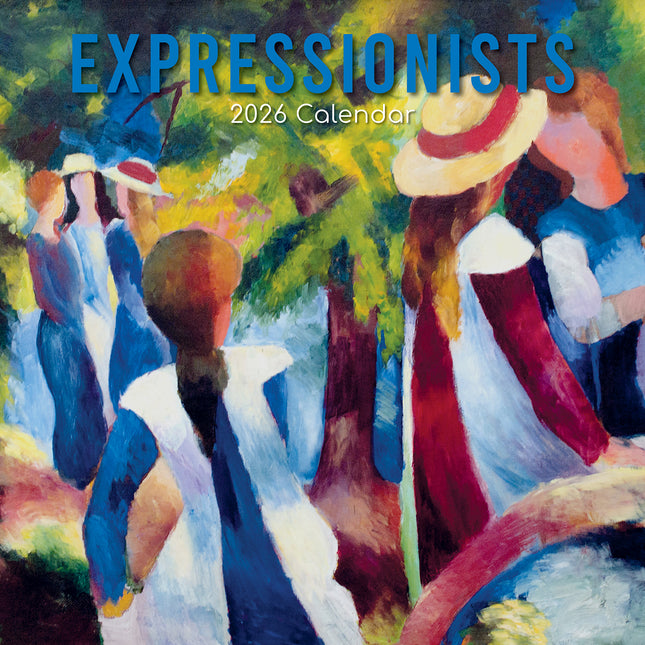 Expressionists - 2026 Square Wall Calendar 16 Months Arts Photos Planner Gift