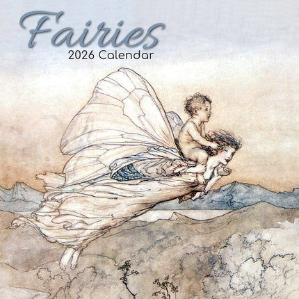 Fairies - 2026 Square Wall Calendar 16 Months Arts Photography Home Planner Gift