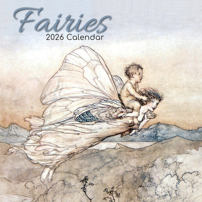 Fairies - 2026 Square Wall Calendar 16 Months Arts Photography Home Planner Gift