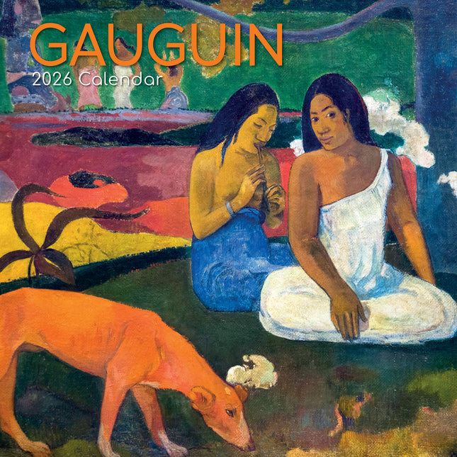 Gauguin - 2026 Square Wall Calendar 16 Months Arts Photography Home Planner Gift