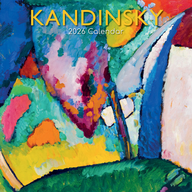 Kandinsky - 2026 Square Wall Calendar 16 Months Arts Photography Planner Gift