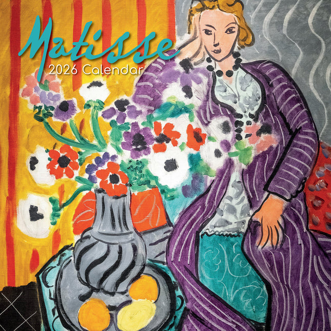 Matisse - 2026 Square Wall Calendar 16 Months Arts Photography Home Planner Gift