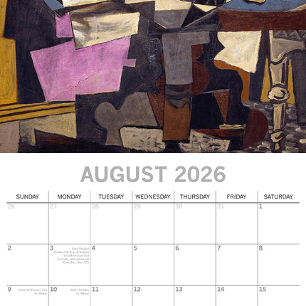 Picasso - 2026 Square Wall Calendar 16 Months Arts Photography Home Planner Gift
