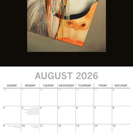 Pop Art - 2026 Square Wall Calendar 16 Months Arts Photography Home Planner Gift