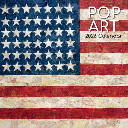 Pop Art - 2026 Square Wall Calendar 16 Months Arts Photography Home Planner Gift